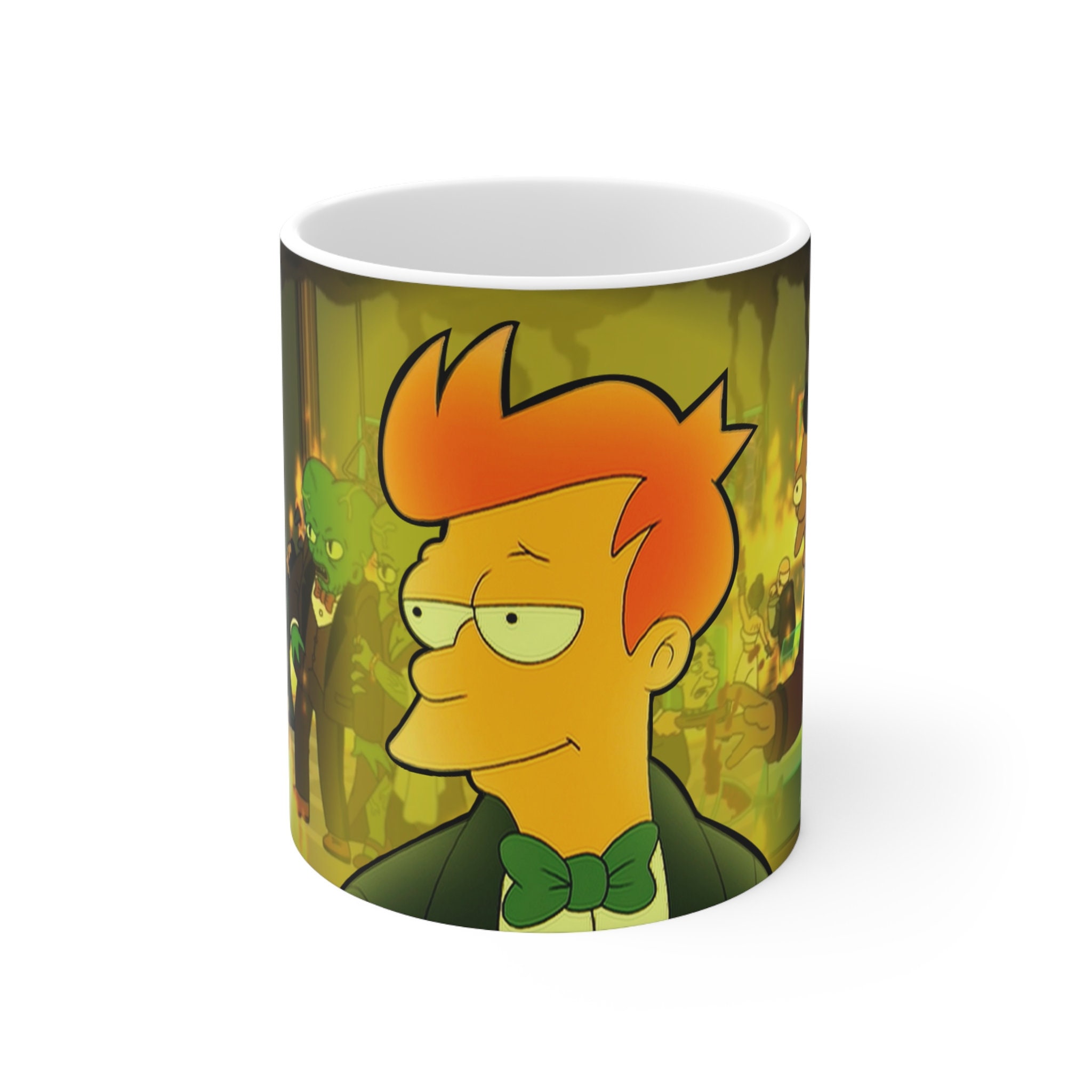Futurama, Fry, 300 big boys, Ceramic Mug 11oz, Coffee mugs, Gifts for Everyone, Breakfast mug