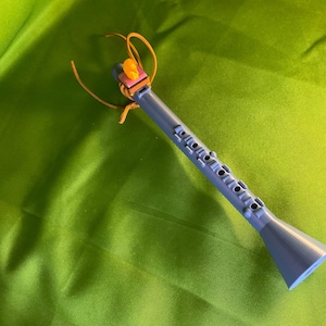 F Minor 3D printed flute with finger guides