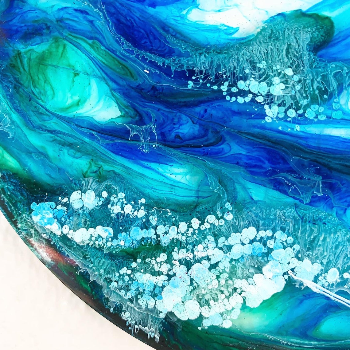 Epoxy Resin Wall Hanging stained glass art glass art Etsy