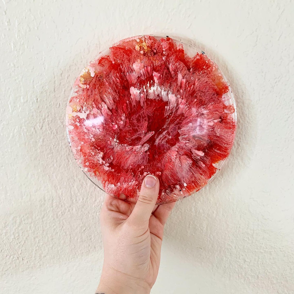 Epoxy Resin Wall Hanging stained glass art glass art Etsy