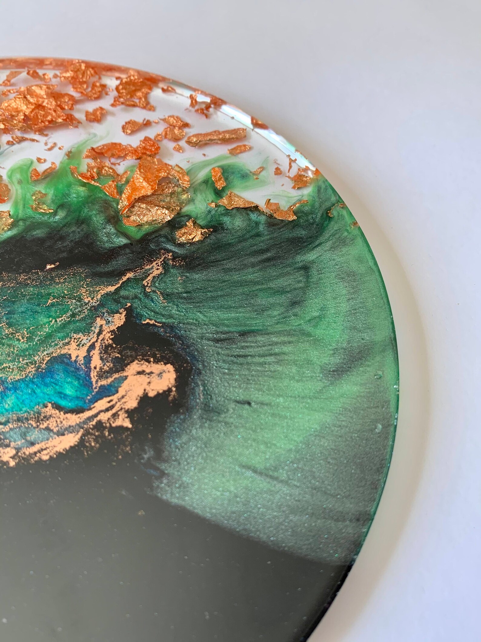 Epoxy Resin Plate Resin Geode Plate for Table Decor Etsy