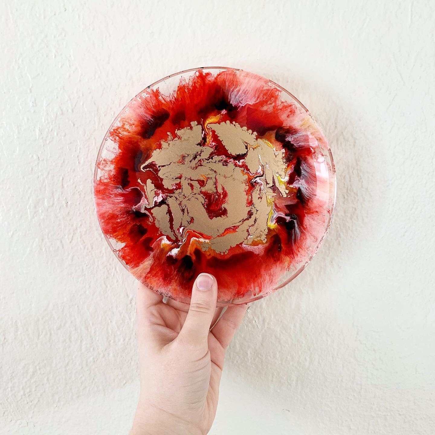 Epoxy Resin Wall Hanging stained glass art glass art Etsy