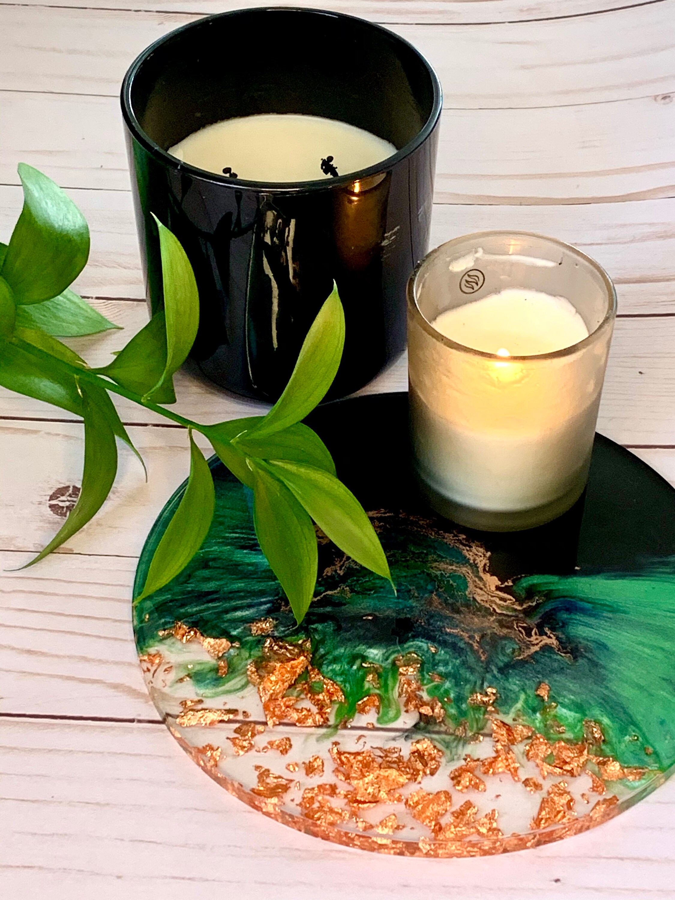 Epoxy Resin Plate Resin Geode Plate for Table Decor Etsy