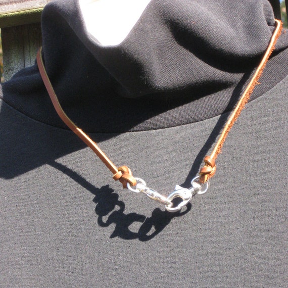 Leather Necklace Extender 2024 ozogama.lt