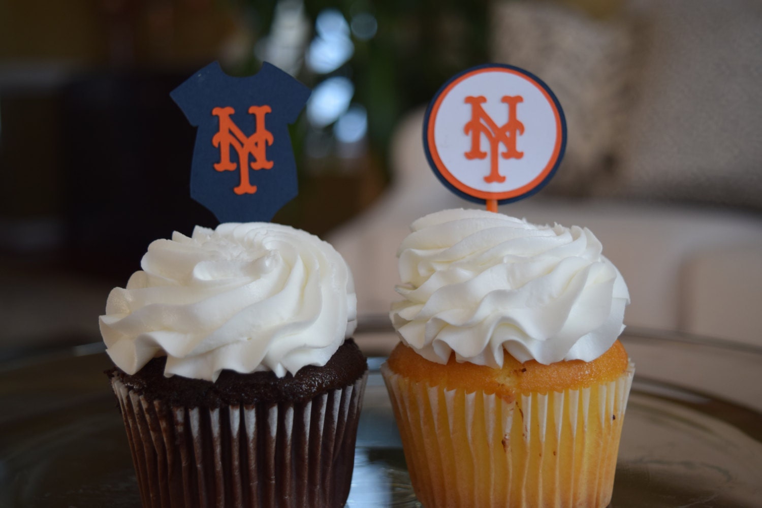 Ny Mets Cupcake Topper Mlb Cupcake Topper Mlb Baby Shower New