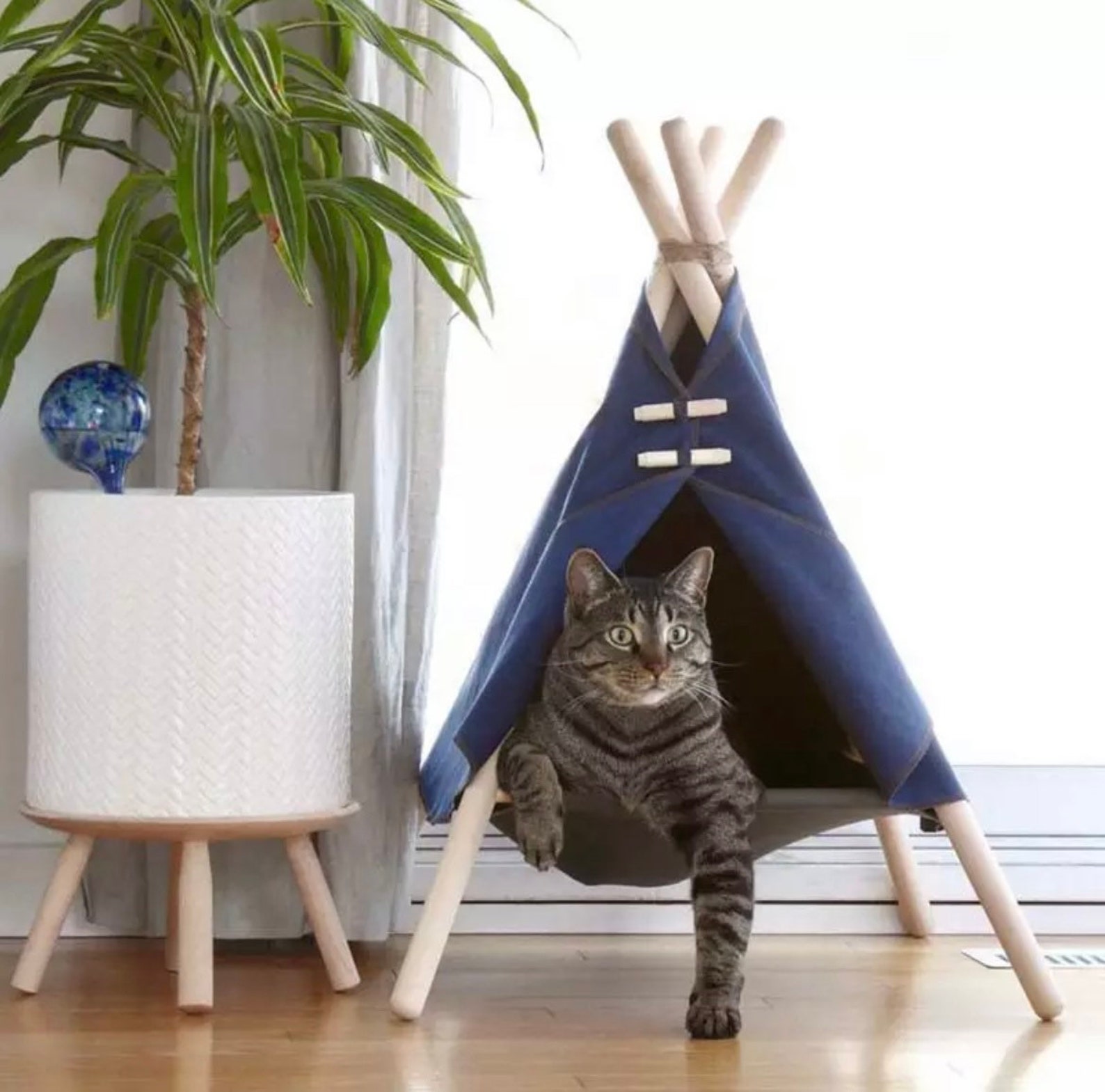 Beautiful Handmade Cat Tent Explorer Pet Bed Teepee 11 Etsy