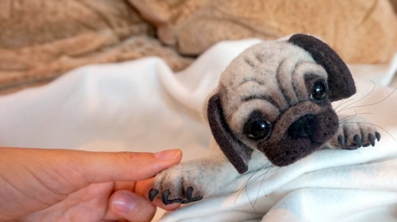 realistic pug toy