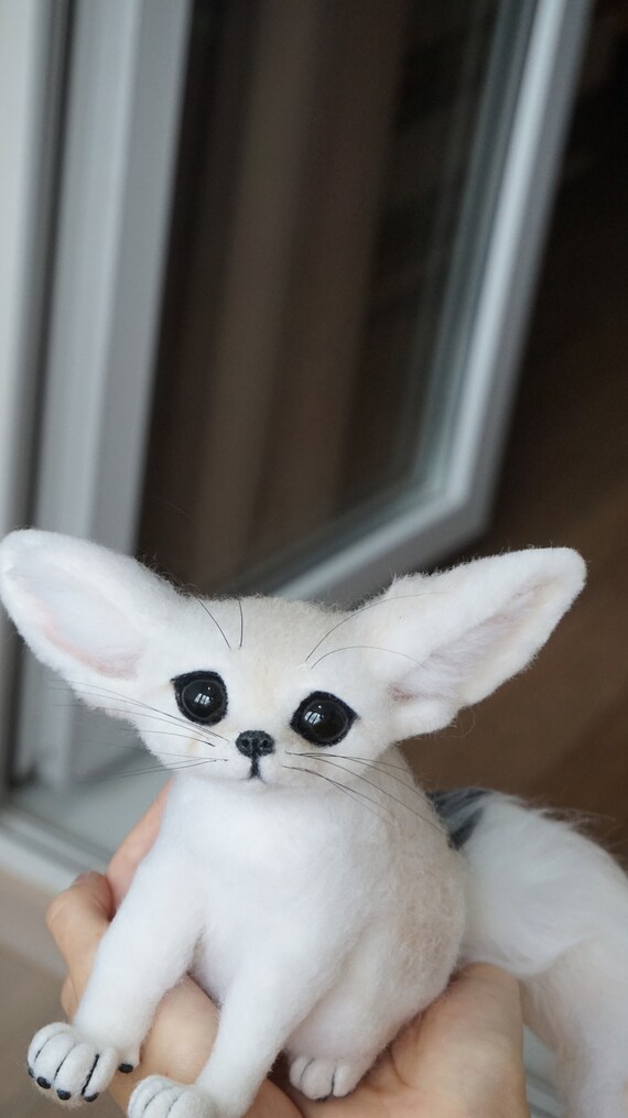 Fennec Fox Art Cute Gift For Mom Fennec Fox Toy Fennec Fox Etsy