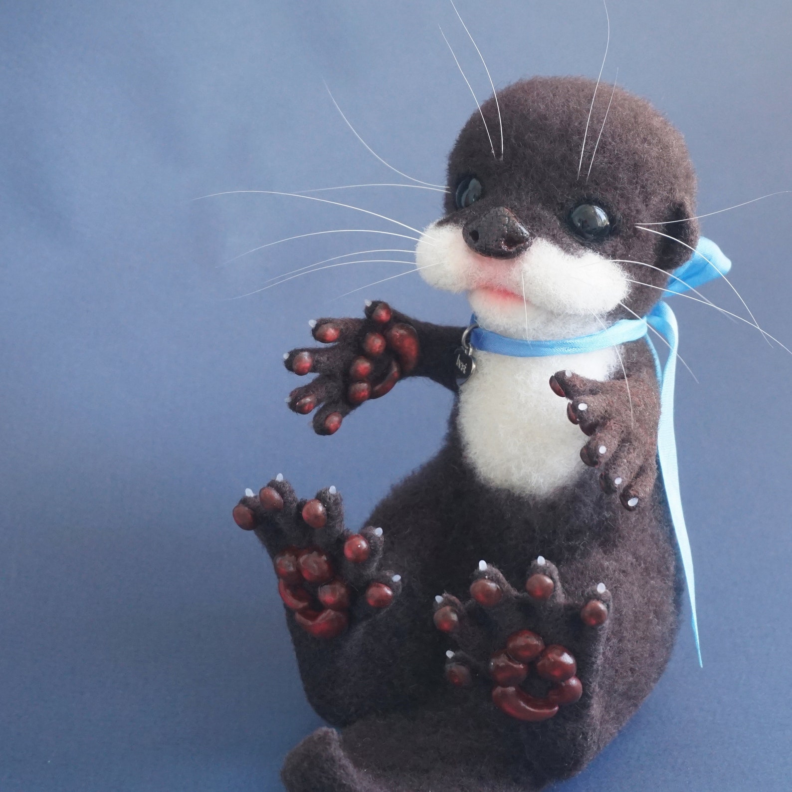 OOAK Needle felted Otter. Otter lover gifts. Sea otter. Otter Etsy