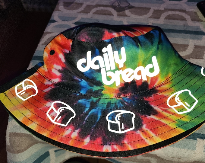 Custom Bucket Hat! Tie Dye color varies!