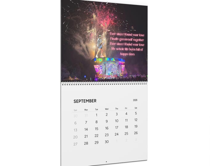 2026 Griz Wall Calendar | Say It Loud - Griz Lyric and Show/Festival Photo Wall Calendar