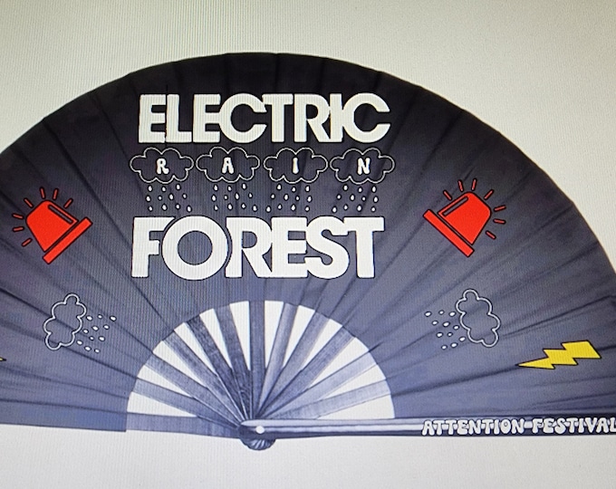 Electric "Rain" Forest fan Attention Festival