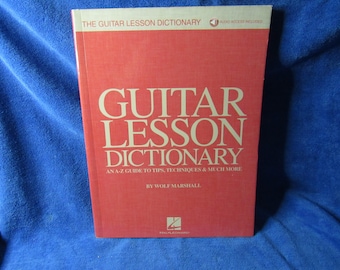 The Guitar Lesson Dictionary - Wolf Marshall - A to Z including rock Guitar w/CD