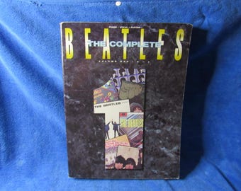 The Complete: Beatles - Volume 1 - Piano/Vocal/Guitar Sheet Music Songbook -