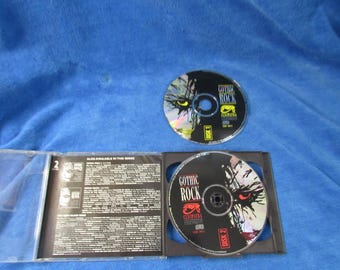 Gothic Rock A Double CD Set (1993) VG+ 2 CD Gene Loves Jezebel Bauhaus Etc Vintage Industrial Dace Music Cleopatra Label