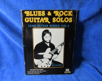 Blues and Rock Guitar Solos - Rich Severson - Rare 1979  PB Lead Guitar Series - No Record Included.