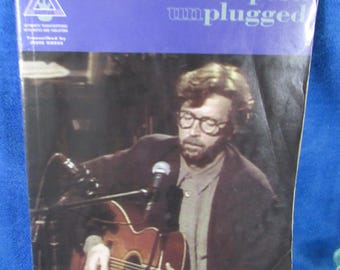 Eric Clapton - Unplugged Songbook - 15 Songs - 112 Pages - VG - Condition