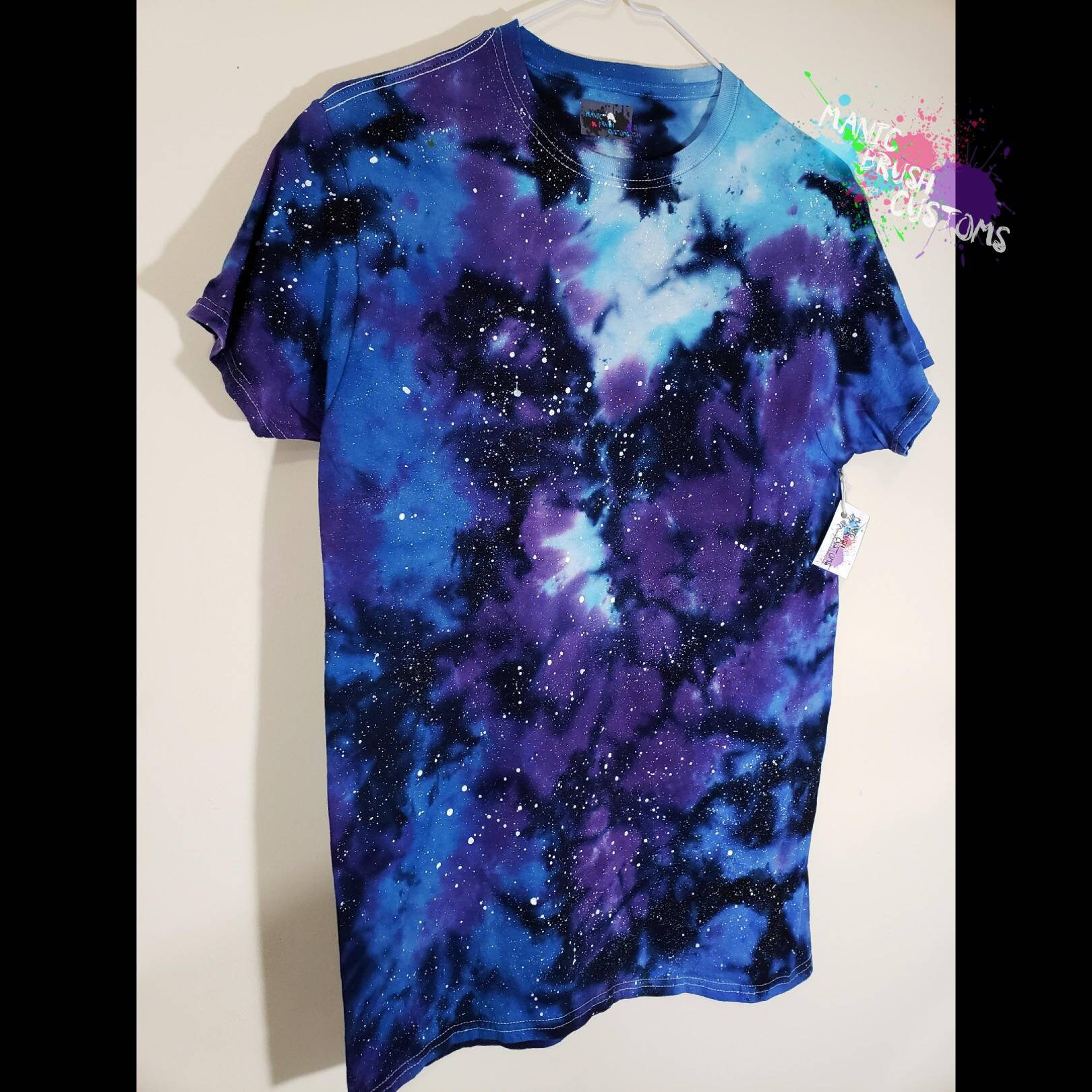 Galaxy Tie Dyed T-shirt | Etsy