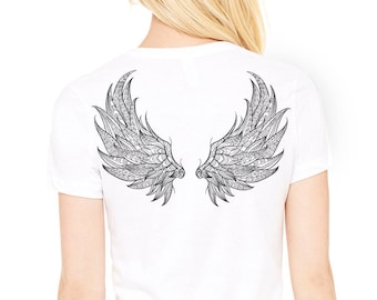 Tシャツ・カットソー hug your skin Angel Wing Top White 25SSTOP08WH ホワイト（白）系 hug your skin(ハグユアスキン) Tシャツ