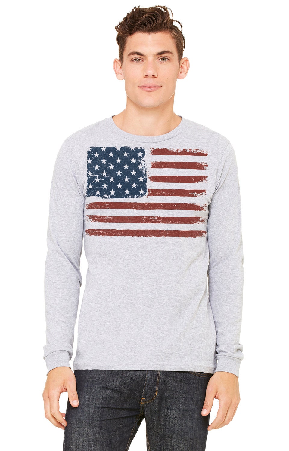 Sweat à Capuche Drapeau des États-Unis pour Hommes Sweat Patriotique à Manches Longues décontracté à Capuche Haut de Sport à Capuche