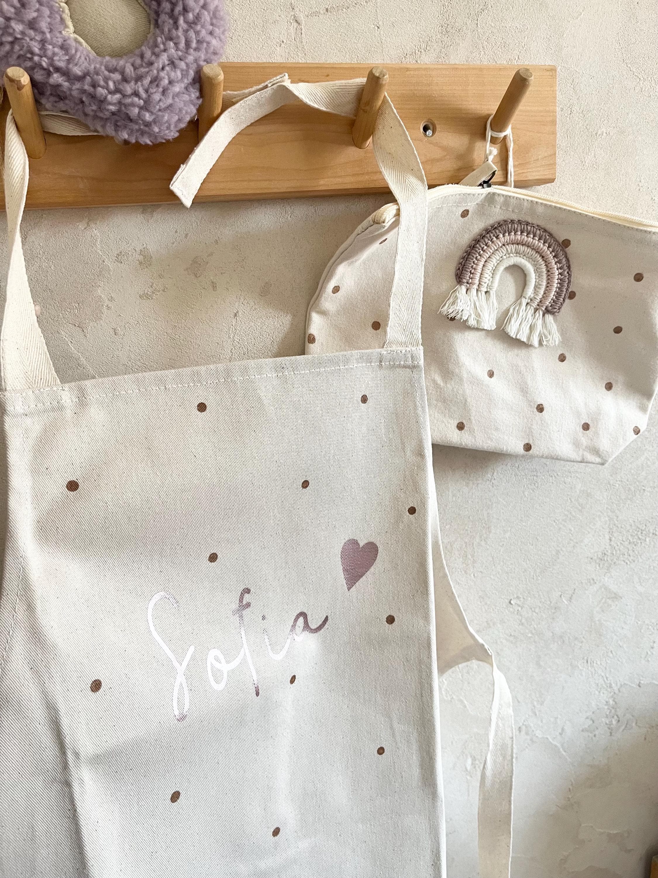 Produktbild von Kinderschürze Mit Pferd/Pony – Für Mädchen, Größen 128–146, Werkunterricht