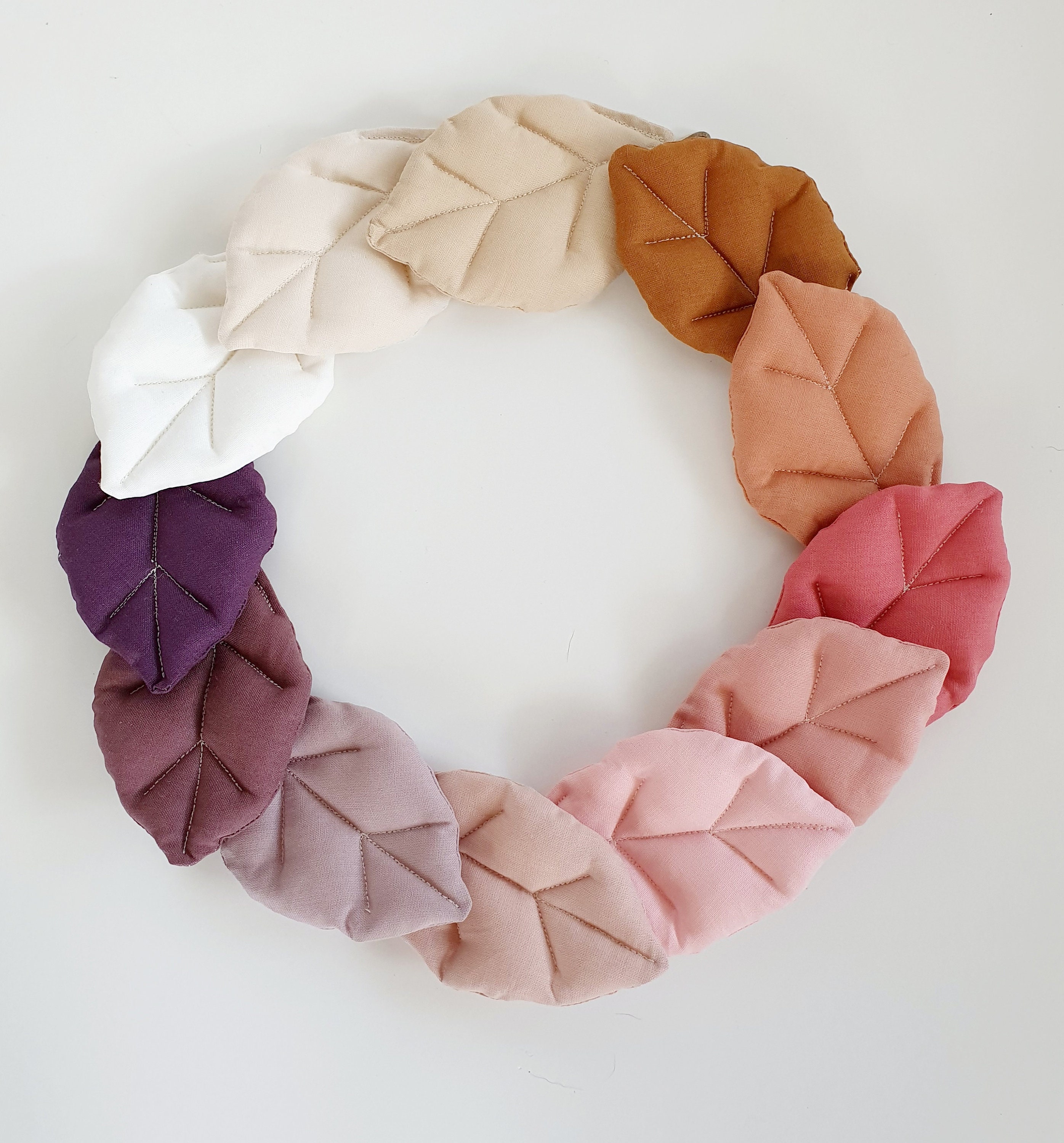 Tissu Feuille Guirlande Diy Feuilles Décoration Couleur Choix