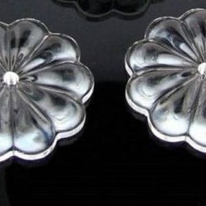 Lotto da 20-10-5 Pezzi Rosette Swarovski Crystal Clear - Component Decoration Stella Rosetta Introvabile anni 80" Strass 15-20-25-30 mm 8071