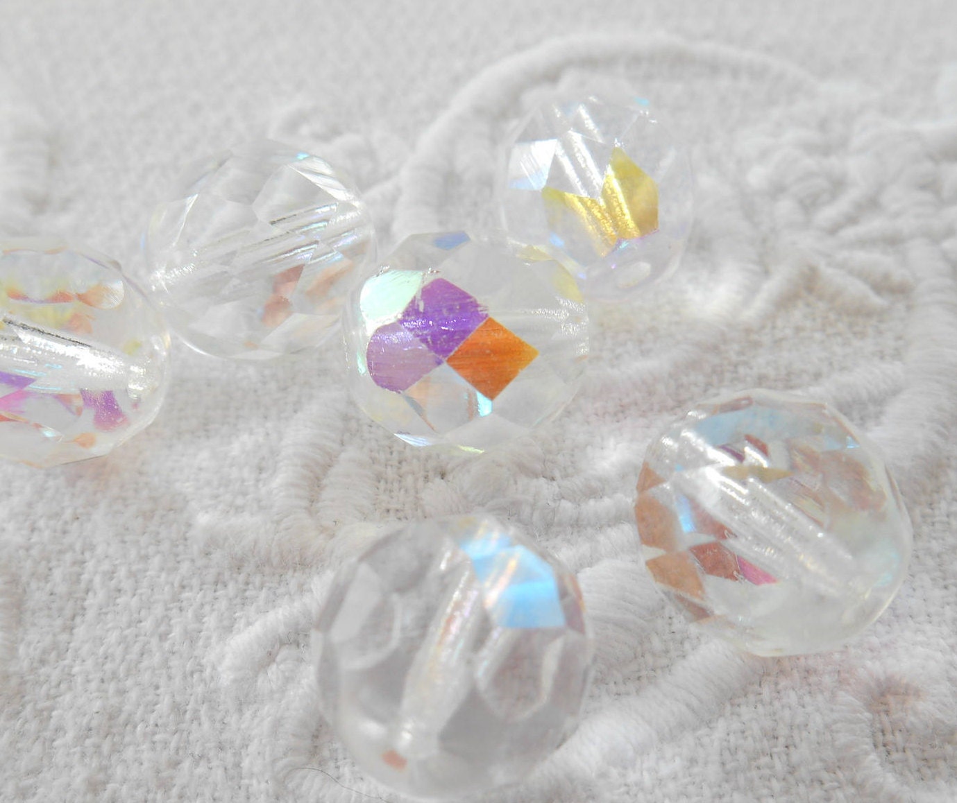 хрустальные перламутровые шарики металлические. минеральное стекло. подвески для люстры из стекла. замена кристалл. хрустальная призма.