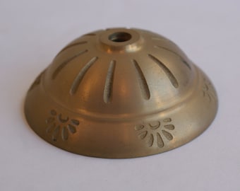 1 Pieces Brass Bobeshe - Brass Bobeche Bobesche  - MADE in ITALY - Make Your Own Wind Chimes virgin raw brass Ottone Grezzo