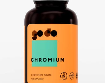 Chromium Picolinate 1000mcg | Vegan Tablets | Essential Trace Mineral