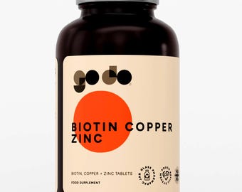 Fórmula de biotina, cobre y zinc / minerales esenciales