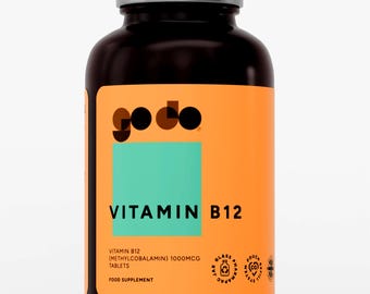 Vitamin B12 1000mcg |  Vegan Tablets | Methylcobalamin Formula