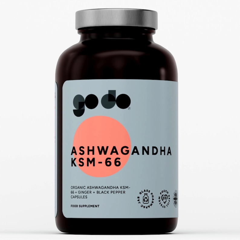 Organic Ashwagandha KSM-66 with Ginger & Black Pepper image 1