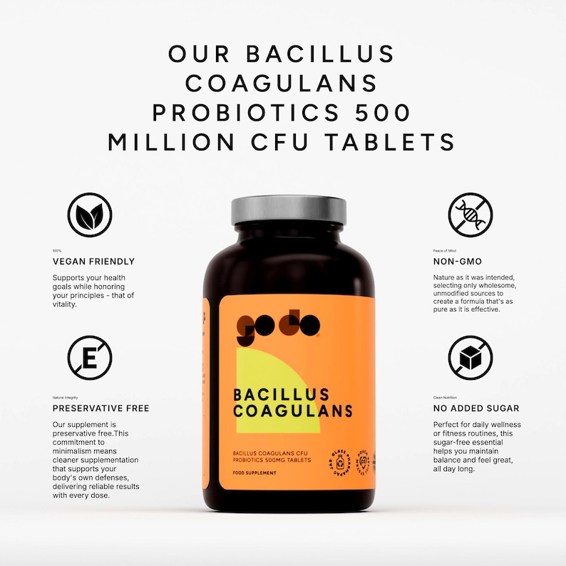 Live Probiotics Bacillus Coagulans 500 Million CFU | Digestive Support image 4