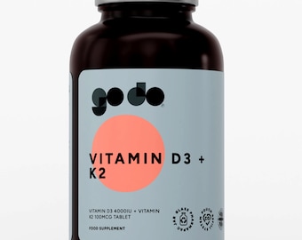 Vitamin D3 4000iu & Vitamin K2 100mcg Tablets | High Strength