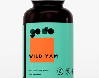 Wild Yam 500mg | High Strength | Vegan Supplement Tablets
