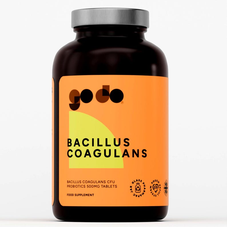 Live Probiotics Bacillus Coagulans 500 Million CFU | Digestive Support 360 Jar