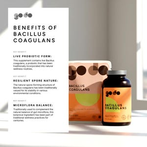 Live Probiotics Bacillus Coagulans 500 Million CFU | Digestive Support image 2