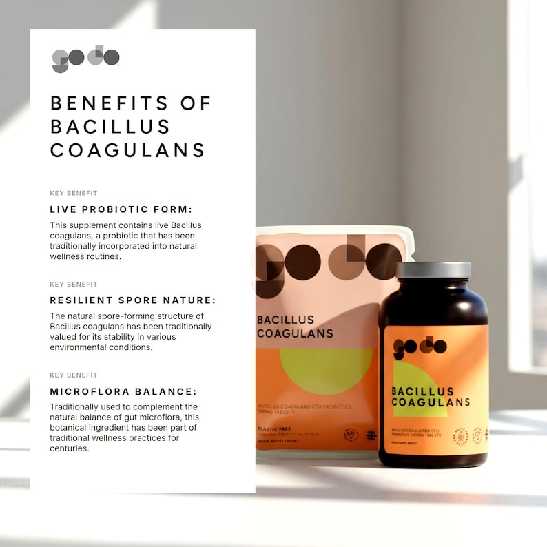Live Probiotics Bacillus Coagulans 500 Million CFU | Digestive Support image 2