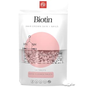Biotin 10,000mcg | Vegan Tablets | Hair, Skin & Nail Support