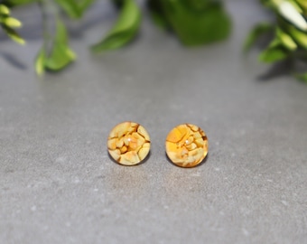 Pendientes de cristal soplado hechos a mano de la princesa Buttercup