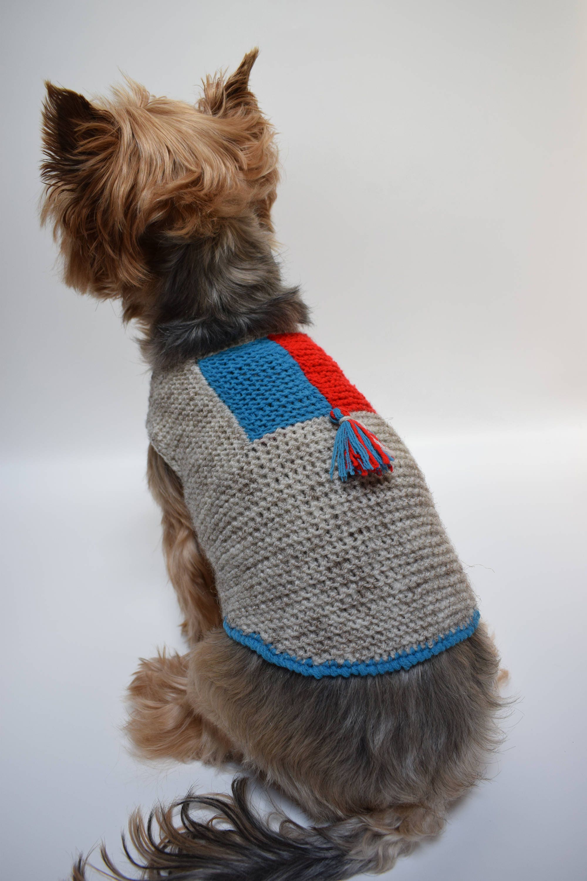 CLEARANCE SALE Dog Sweater Sandy With Tassels Etsy