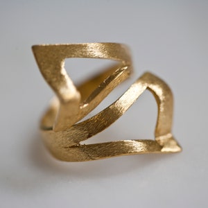 statement silver ring