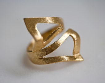 statement silver ring