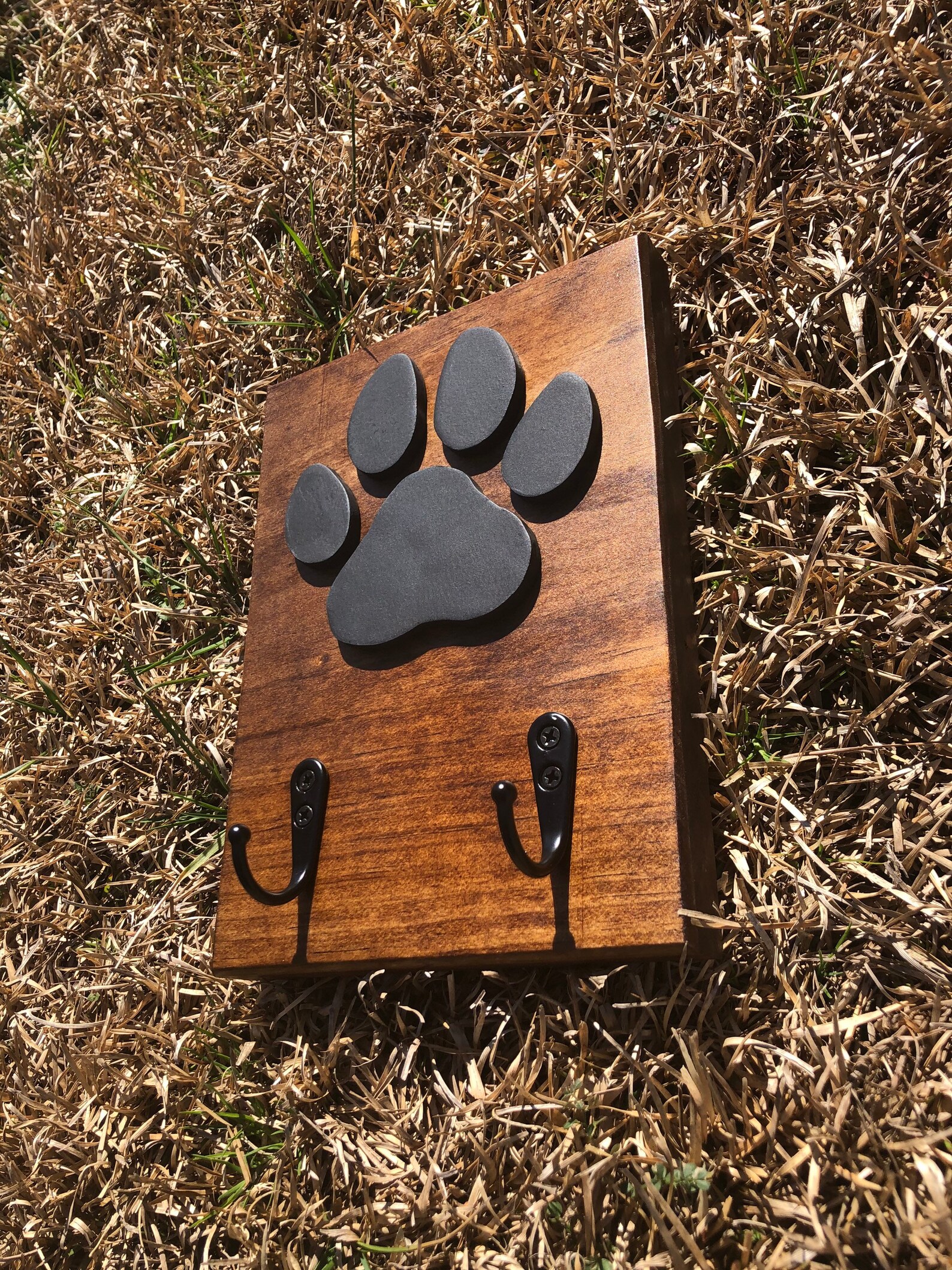 Dog Leash Holder Leash Holder Paw Print Leash Holder Paw Etsy