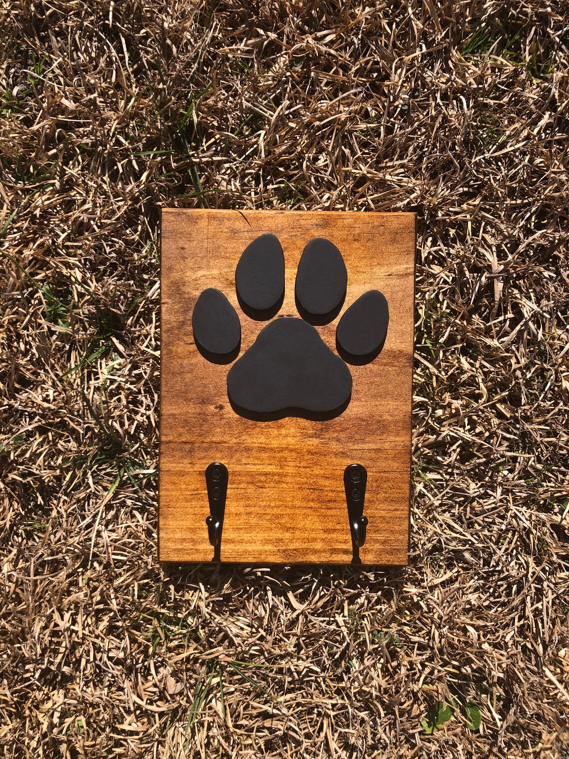 Dog Leash Holder Leash Holder Paw Print Leash Holder Paw Etsy