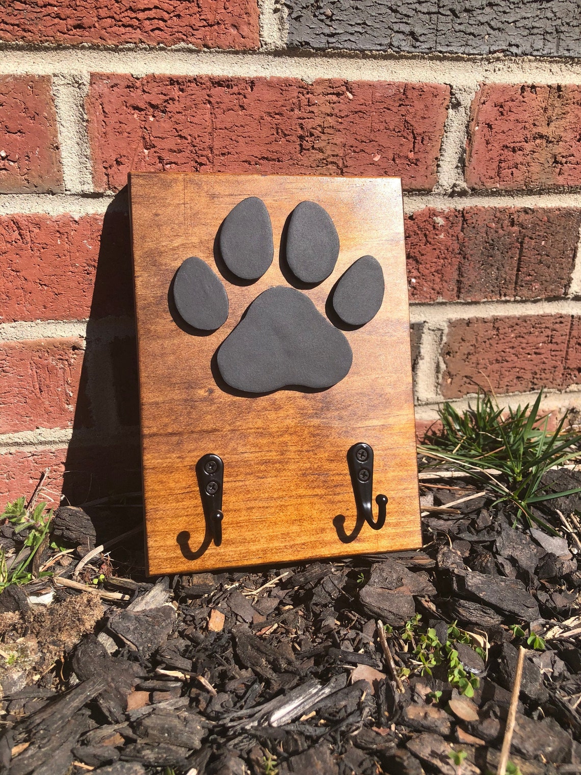 Dog Leash Holder Leash Holder Paw Print Leash Holder Paw Etsy