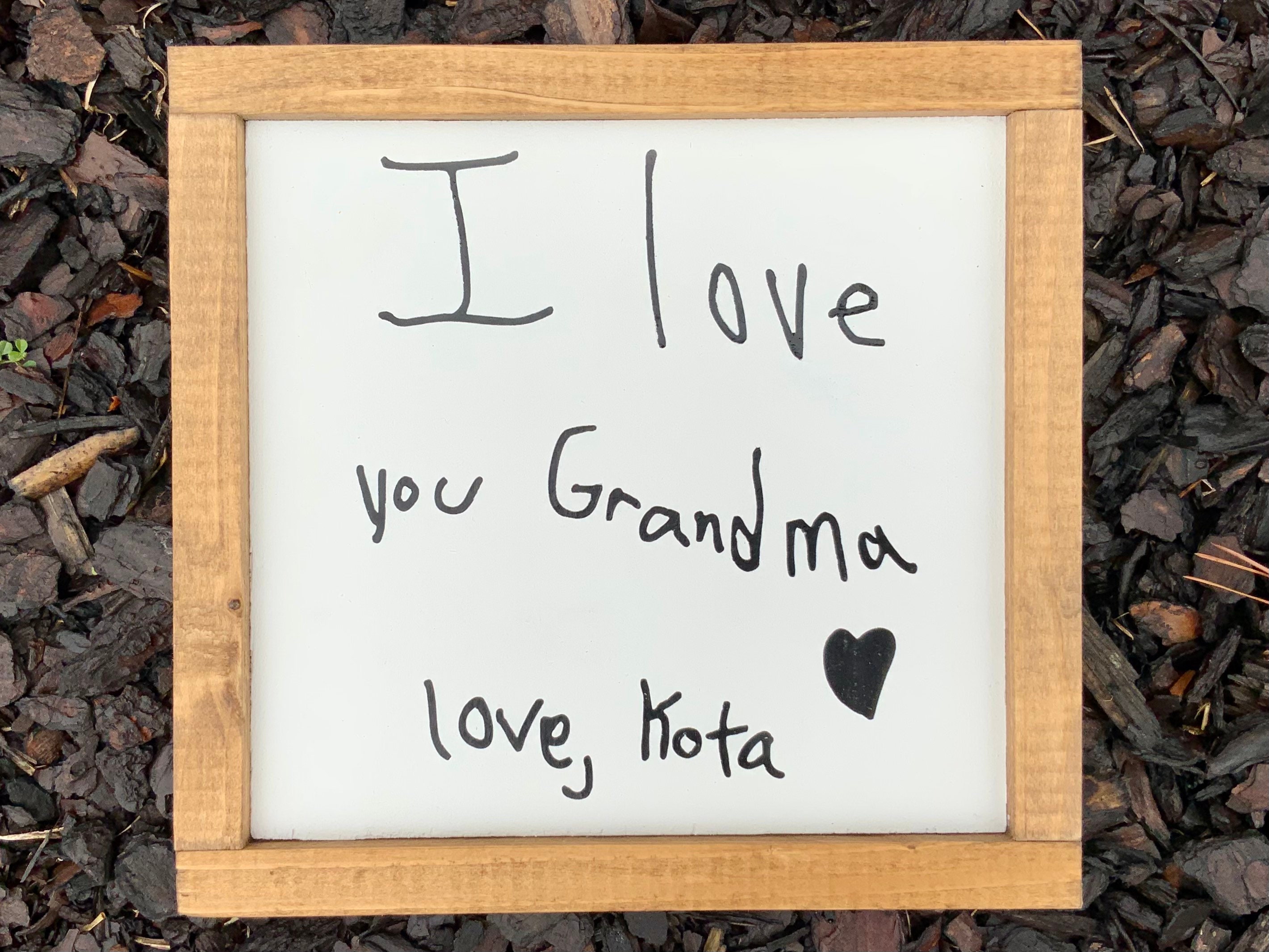 Handwriting Sign Memorial Handwriting Gift Family Keepsake Etsy