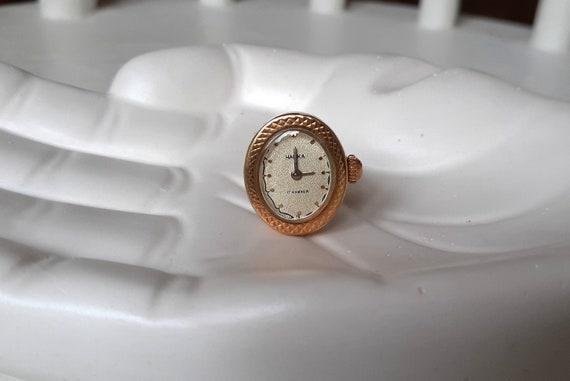 Vintage Ring watch "Chaika" ,Soviet watch , Russia