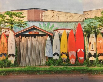 Surf Board Fence Photo Wrap